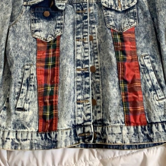 wet seal patch denim jacket - Picture 2 of 2